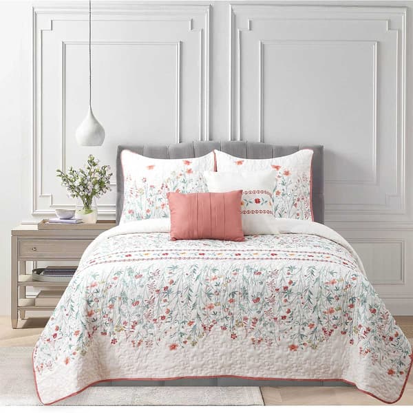Ashley Cooper Fall Wildflowers 5pc. Quilt Set - image 