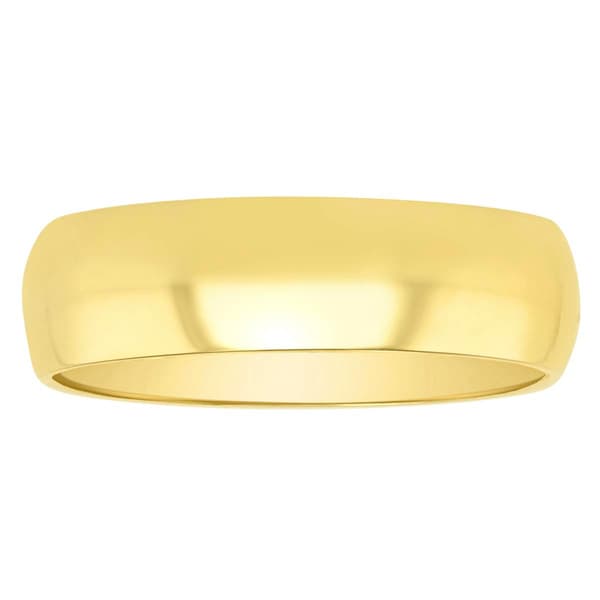 Mens Endless Affection(tm) Gold Vermeil Polished 6mm Band - image 