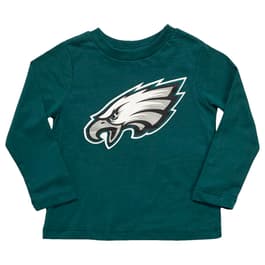 NFL Team Apparel Youth Philadelphia Eagles Tribe Vibe White T