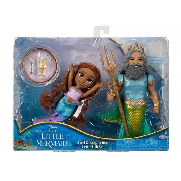 Jakks Pacific 6in. Petite Ariel &amp; Triton Set