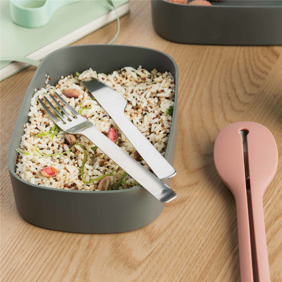 BergHOFF Leo 3pc. Dual Bento Box Set with Strap