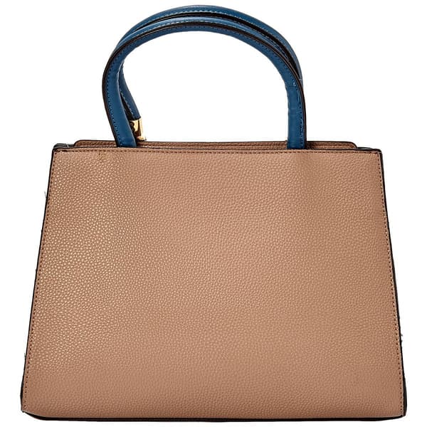 Adrienne Vittadini Pebble & Suede Satchel