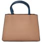 Adrienne Vittadini Pebble & Suede Satchel - image 3