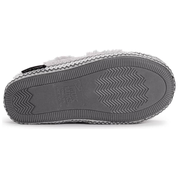 Womens MUK LUKS® Sequoia Moccasin Slippers - Medium Grey
