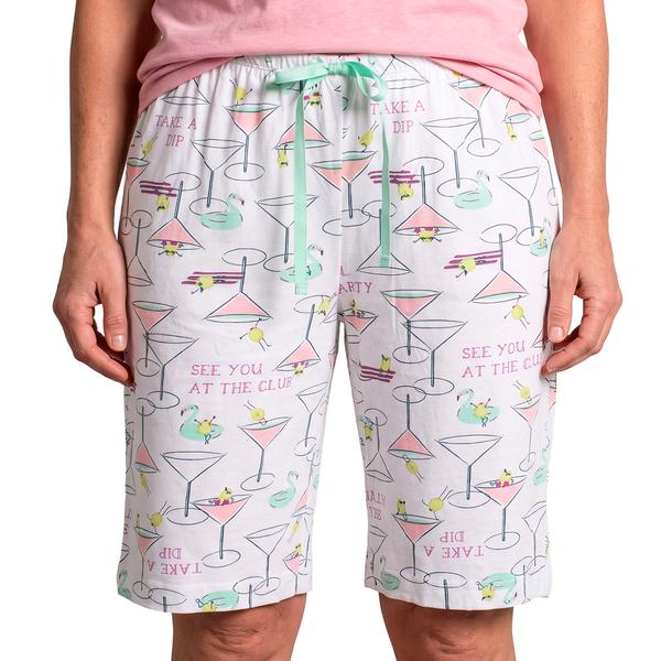 Womens HUE Take A Dip Printed Bermuda - image 
