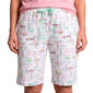 Womens HUE Take A Dip Printed Bermuda - image 1
