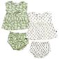 Baby Girl &#40;0-9M&#41; Limited Too&#40;tm&#41; Floral/Leaf Dresses & Diaper Covers - image 1