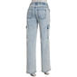Juniors Celebrity Pink Wide Leg Cargo Pocket Jeans - image 2