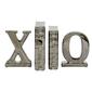 9th & Pike&#40;R&#41; Silver Ceramic Bookend Sculptures - Set of 4 - image 1