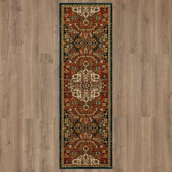 Mohawk Home Bilpass Red Runner - image 