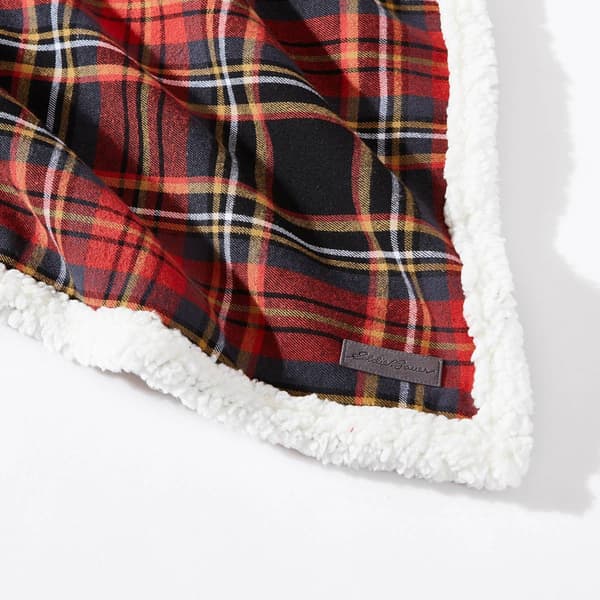 Eddie Bauer Mountain Tartan Cotton Reversible Throw