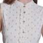Womens Tommy Hilfiger Sleeveless Ruffle Button Front Dot Blouse - image 4