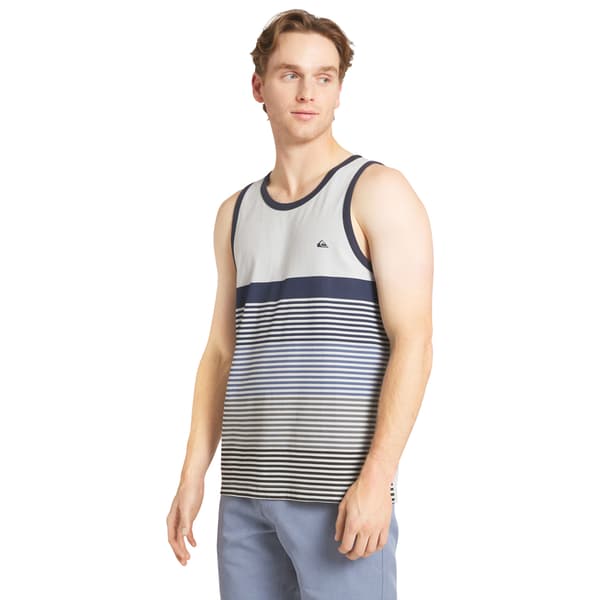 Mens Quiksilver Ombre Stripe Tank Top