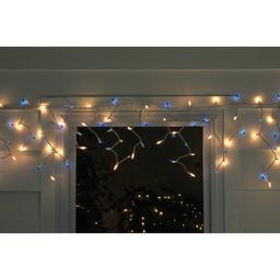 Northlight Seasonal 50ct. Blue/Clear Mini Icicle Christmas Lights