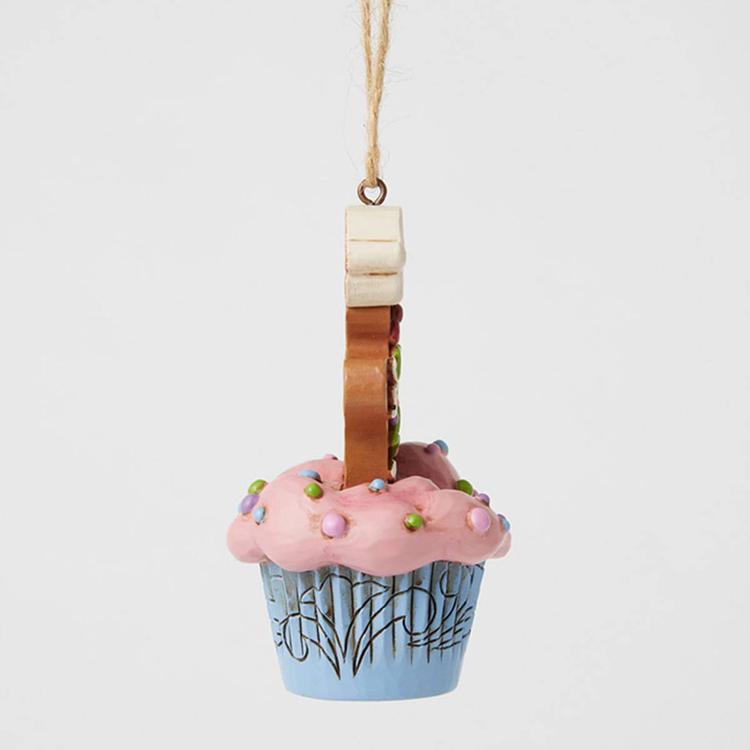 Jim Shore Gingerbread Cupcake Christmas Ornament