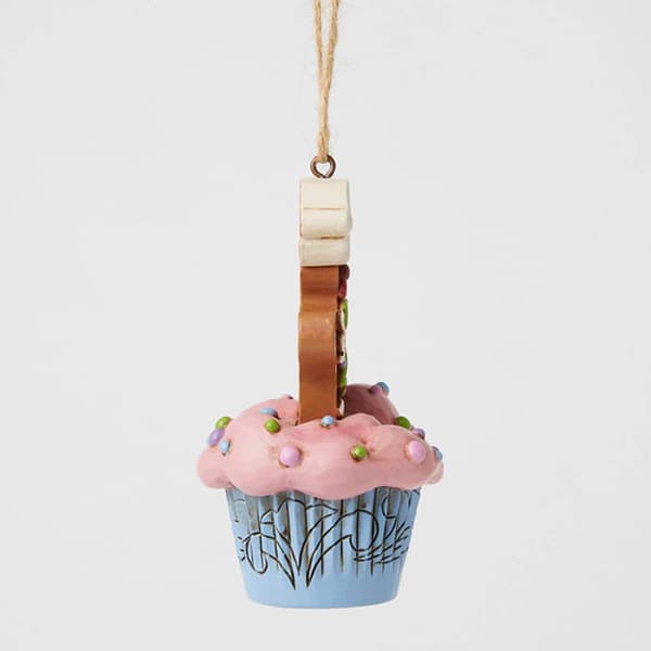 Jim Shore Gingerbread Cupcake Christmas Ornament
