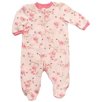 Baby Girl (12-24M) Little Me® Rose Fleece Sleep & Play - Boscov's