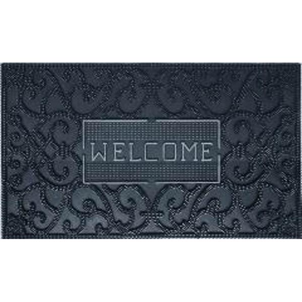 Welcome Tahoe Scroll Rubber Doormat - image 