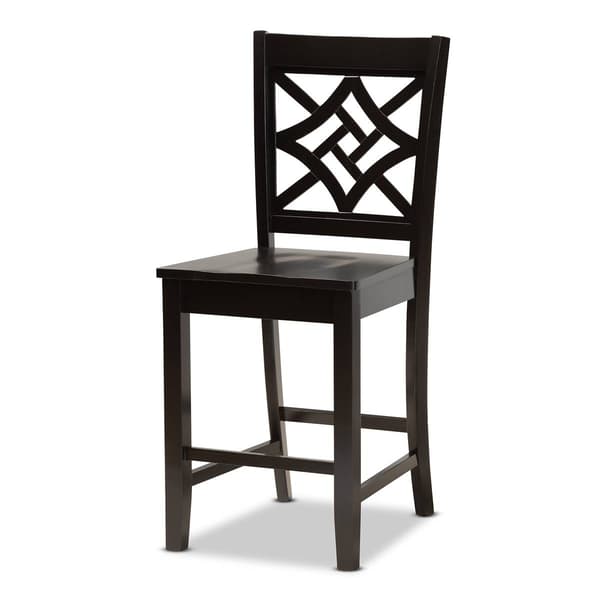 Baxton Studio Nicolette Dark Brown Finished Wood 5pc. Pub Set