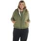 Juniors Plus Inner Circle Teddy Puffer Vest - image 1