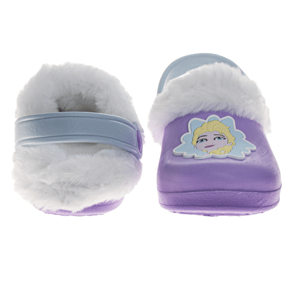 Toddler Girls Disney™ Frozen Anna & Elsa Fuzzy Fleece Lined Clogs