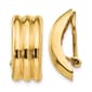 Gold Classics&#40;tm&#41; 14k 16x9.5mm Omega Clip On Earrings - image 1