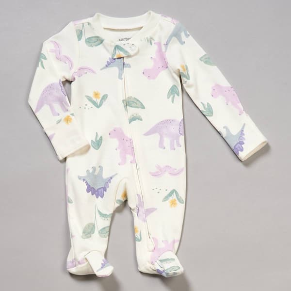 Baby Girl (NB-9M) Carters(R) Dino iLock Sleep N Play - image 