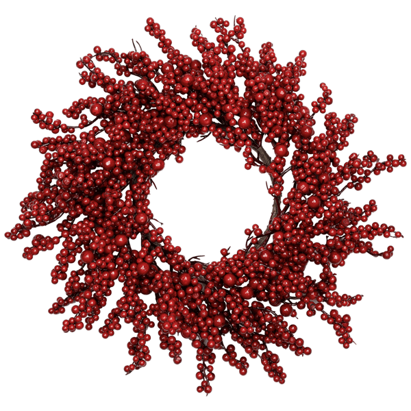 Northlight 18in. Berries Artificial Christmas Wreath - image 
