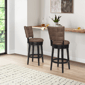 HH2 Home Kaede Wood Bar Height Swivel Stool - image 8