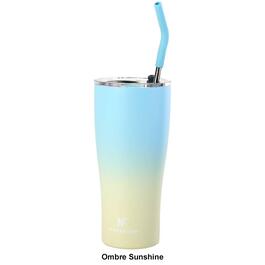 30oz. Insulated Tumbler with Straw - Ombre