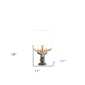 HomeRoots 18in. Antiqued Bronzed Stag Bust Table Lamp - image 3