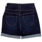 Girls (7-14) YMI® 3 Button High Rise Rolled Hem Denim Shorts - image 2
