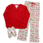 Womens Goodnight Kiss 2pc. Cardinal Pajama Set w/Slippers - image 1
