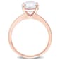 Gemstone Classics™ 10kt. Rose Gold Lab Created Sapphire Ring - image 2