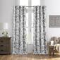 Elrene Avalon Botanical Floral Leaf Blackout Window Curtain - image 1