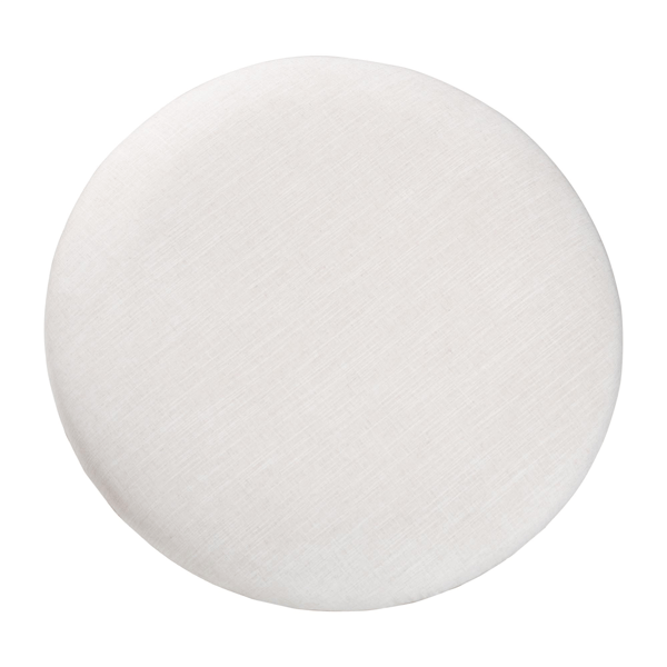 Baxton Studio Fumiye Modern Rustic Round Cocktail Ottoman