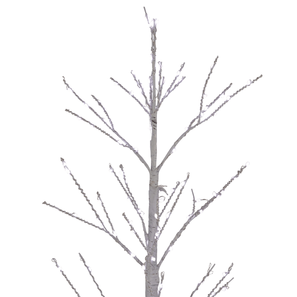 Northlight 4ft. LED Pure White Lights Birch Christmas Twig Tree