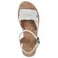 Womens White Mountain Simple Wedge Sandals - image 4