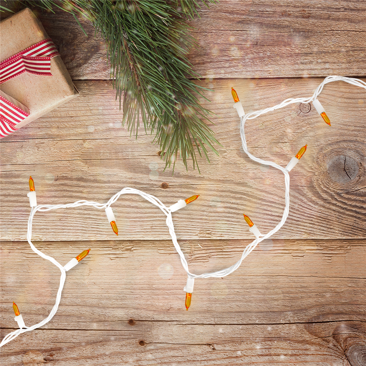 Northlight 33ft. Orange LED Mini Christmas Lights