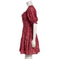 Juniors Jolt Puff Sleeve Ruch Waist A-Line Dress - image 4