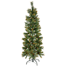 Northlight 4.5ft. Pre-Lit Yorkville Pine Pencil Christmas Tree