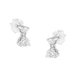 Diamond Classics(tm) 1/2ctw. Double Diamond Stud Earrings