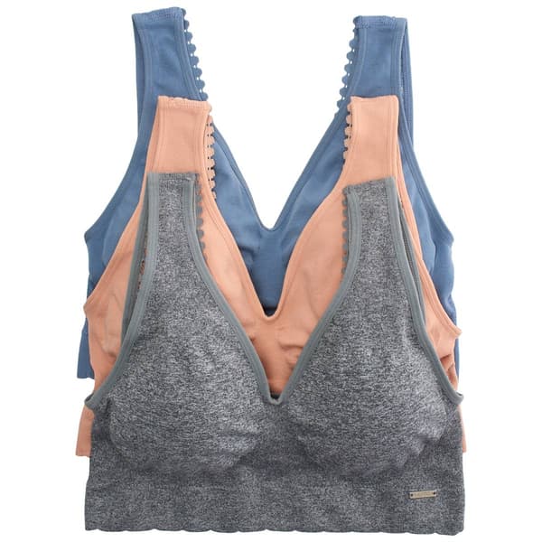 Plus Size Nautica 3pk. Seamless Lounge Bras NT1583-3PKC