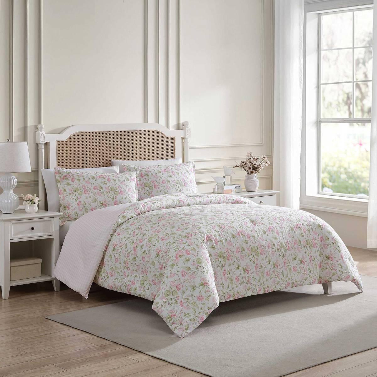 Laura Ashley Morning Gloria Cotton Comforter Set