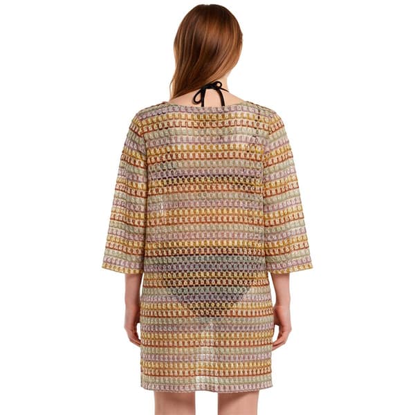 Womens J Valdi Aruba Scoop Neck Tunic Dress Swim Cover Up