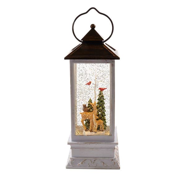 Kurt S. Adler 10in. LED Deer & Tree Musical Table Piece - image 