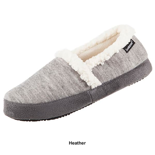 Womens Isotoner Heather Knit Loafer Slippers