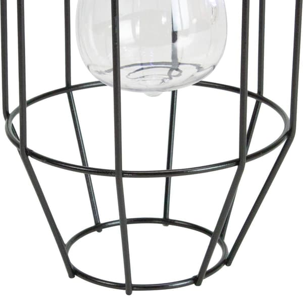 Northlight Seasonal 9.5in. Geometric Oblong Solar Lantern