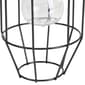 Northlight Seasonal 9.5in. Geometric Oblong Solar Lantern - image 4