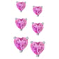 Gianni Argento Lab Pink Sapphire 3pr. Heart Stud Earrings - image 1